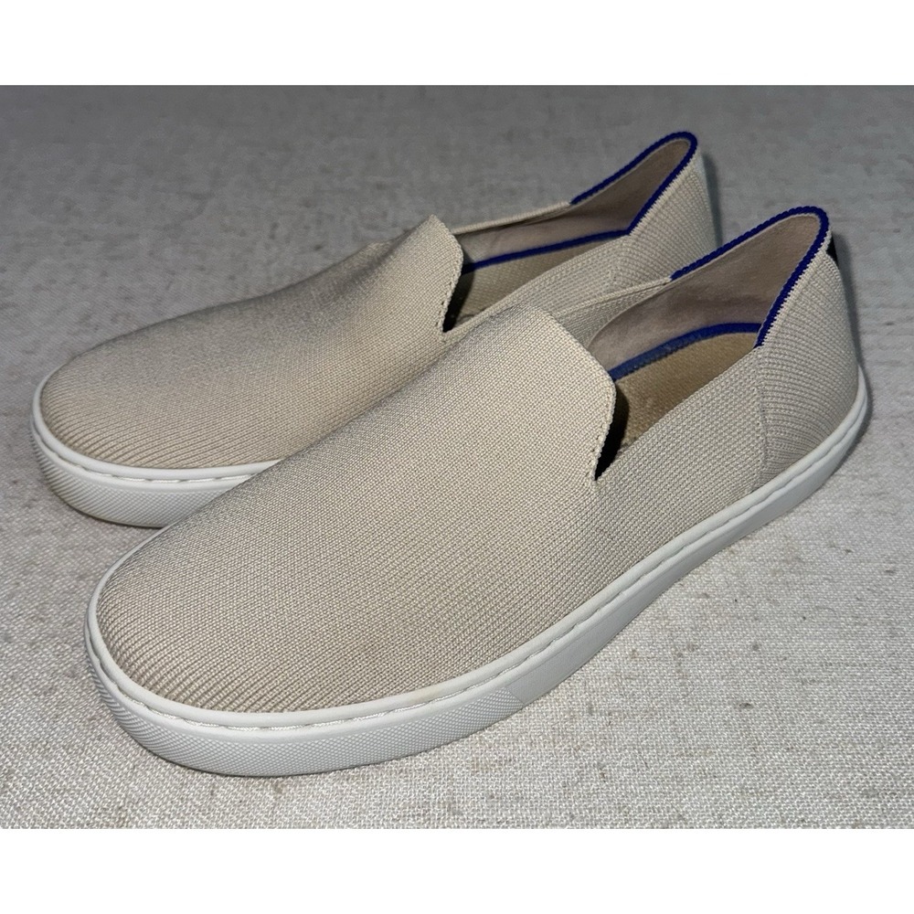 Rothy's The Original Slip On Sneaker Shoes Women's Sz 6.5 Comfort‎ Cream Beige